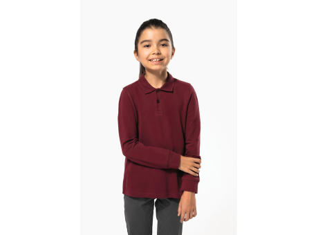 Polo manga larga infantil