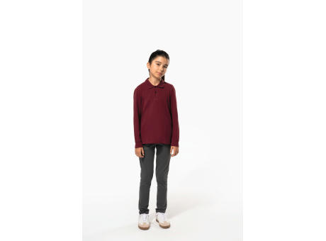 Polo manga larga infantil