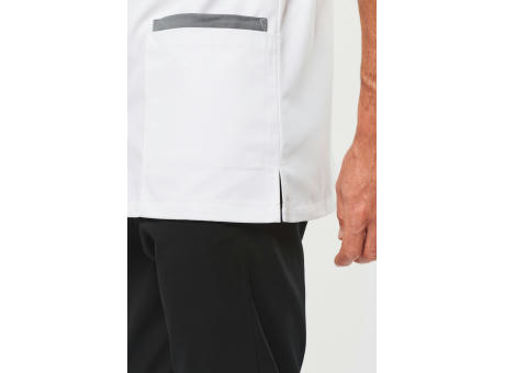 Blusa polialgodón con botones a presión hombre