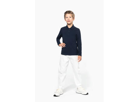 Polo manga larga infantil
