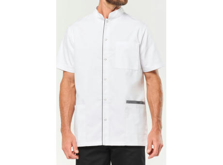 Blusa polialgodón con botones a presión hombre