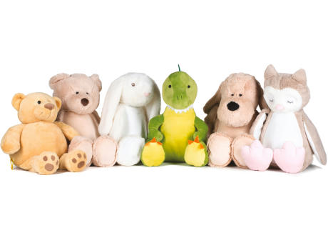 Dinosaurio de peluche con cremallera
