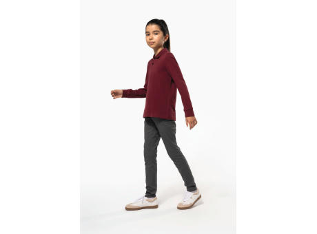 Polo manga larga infantil
