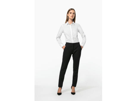 Camisa popelina de polialgodón de fácil cuidado para mujer