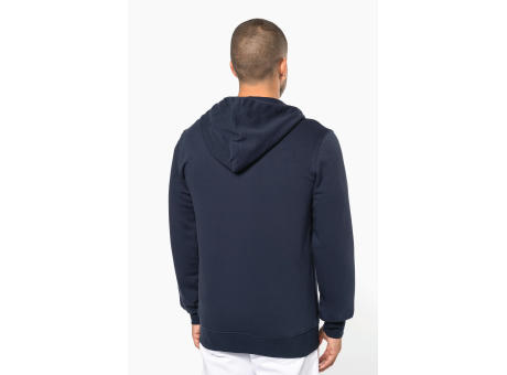 Sudadera con capucha y cremallera ecorresponsable hombre 