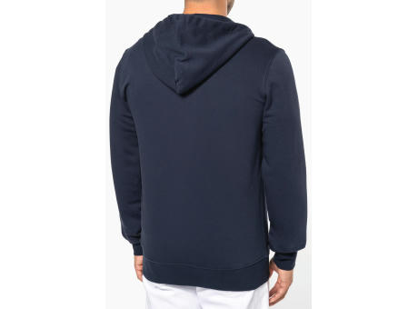 Sudadera con capucha y cremallera ecorresponsable hombre 