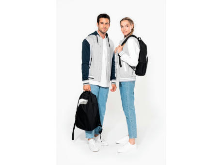 Cazadora béisbolera de felpa unisex 