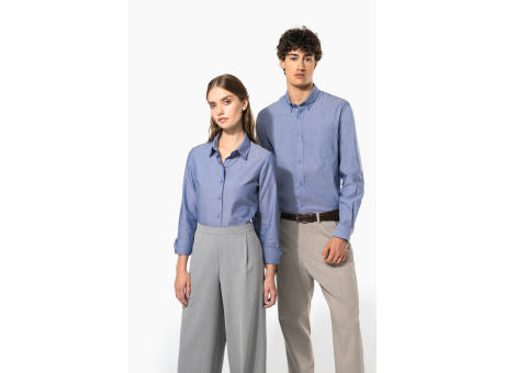Camisa oxford manga larga hombre