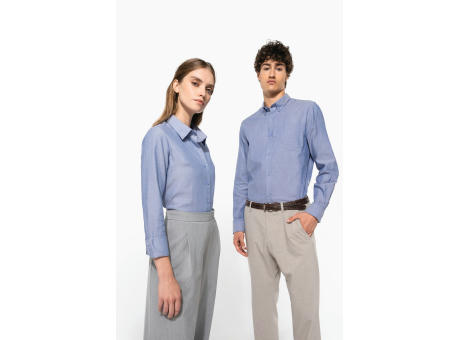 Camisa oxford manga larga hombre