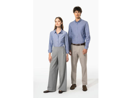 Camisa oxford manga larga hombre