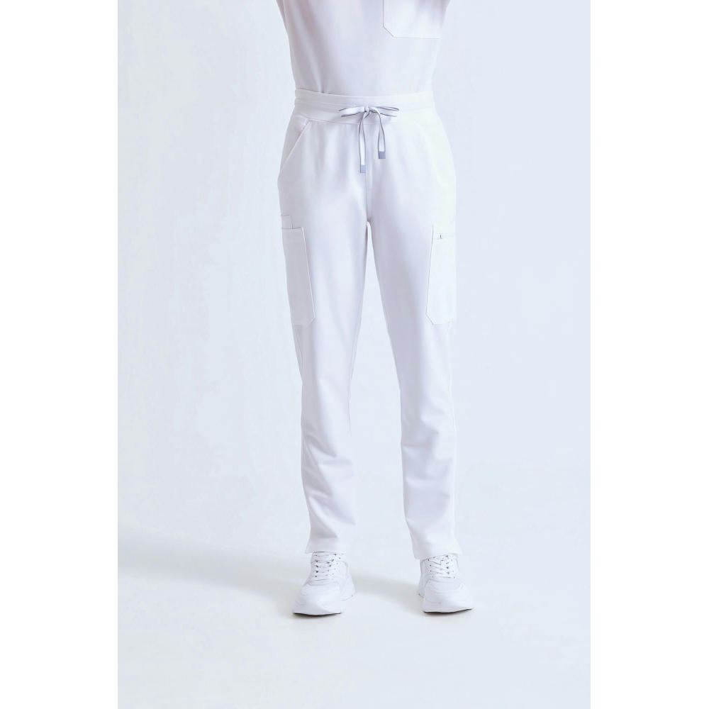 Pantalón cargo elástico mujer