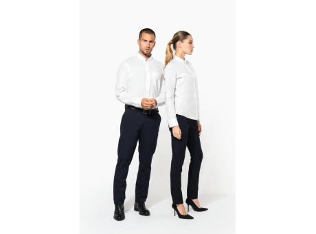 Camisa cuello mao  manga larga hombre