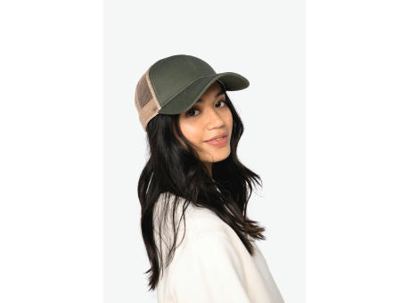 Gorra trucker ecorresponsable 6 paneles unisex
