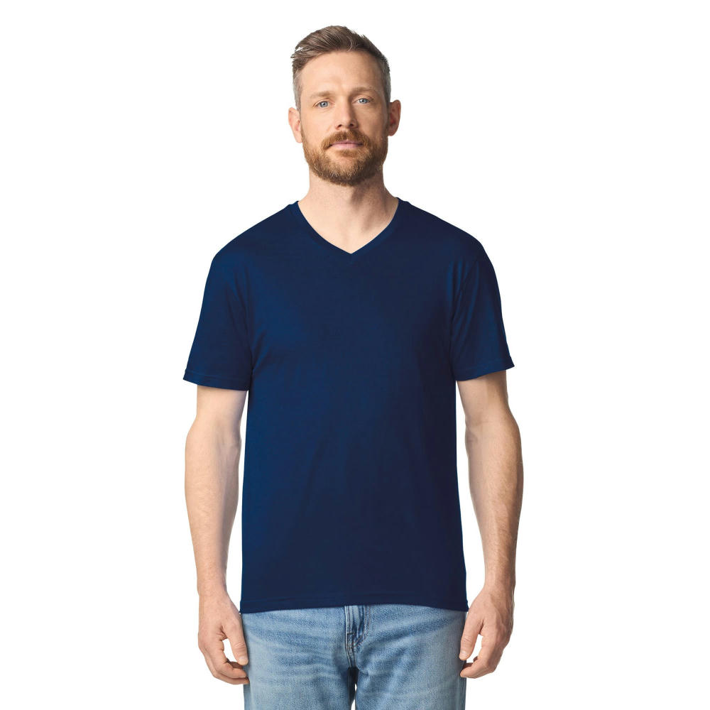 Camiseta SoftStyle cuello de pico hombre