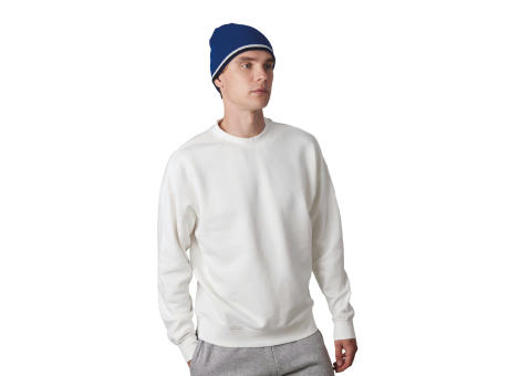 Gorro con tira bicolor contrastada
