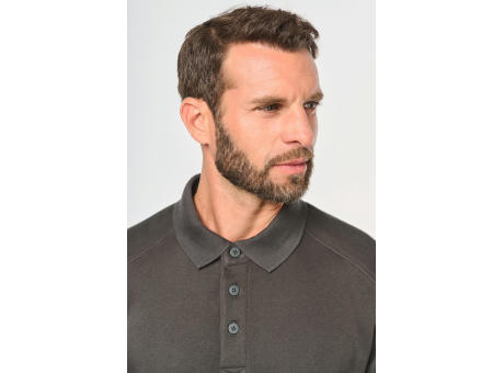 Sudadera cuello polo