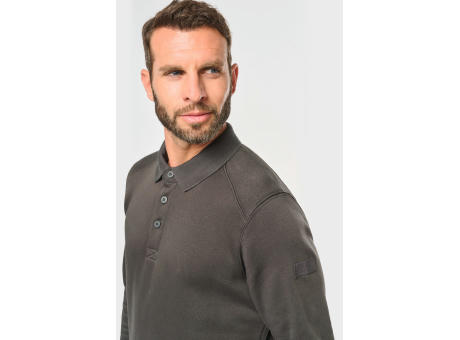 Sudadera cuello polo