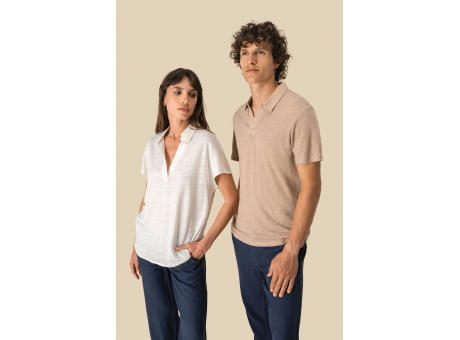 Polo de lino hombre 