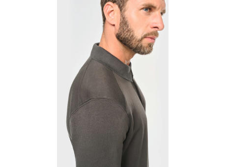 Sudadera cuello polo