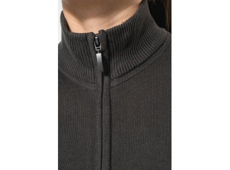 Chaqueta de punto con cremallera mujer