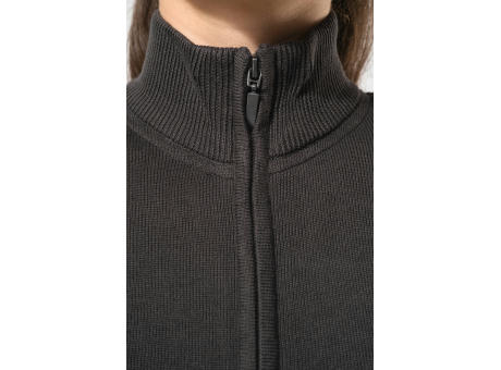 Chaqueta de punto con cremallera mujer