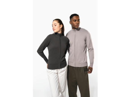 Chaqueta de punto con cremallera mujer