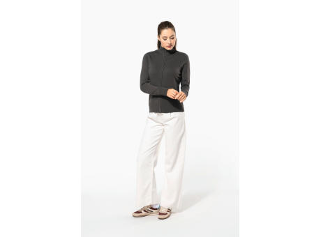 Chaqueta de punto con cremallera mujer