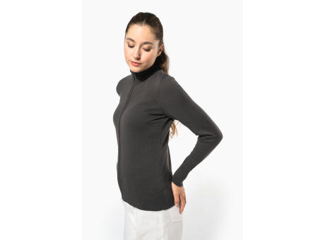 Chaqueta de punto con cremallera mujer