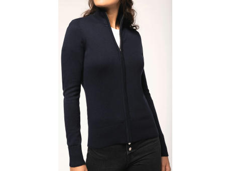 Chaqueta de punto con cremallera mujer