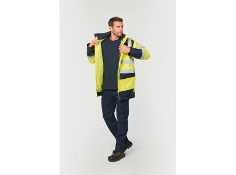 Parka de seguridad reciclada 4 en 1 unisex