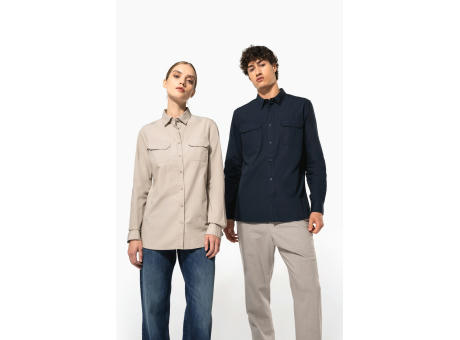 Camisa Safari manga larga hombre 