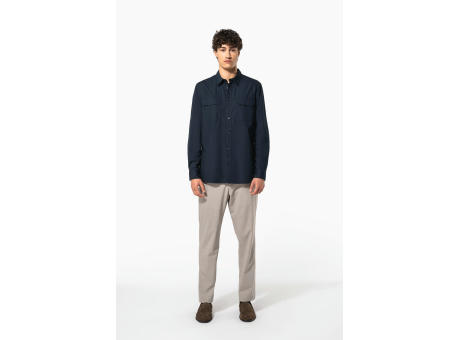 Camisa Safari manga larga hombre 