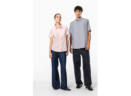 Camisa oxford manga corta hombre