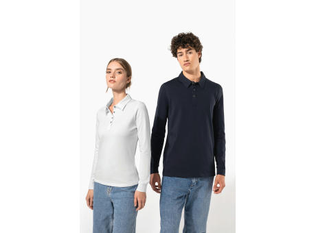 Polo jersey manga larga mujer