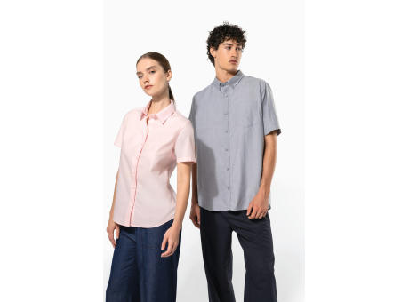 Camisa oxford manga corta hombre