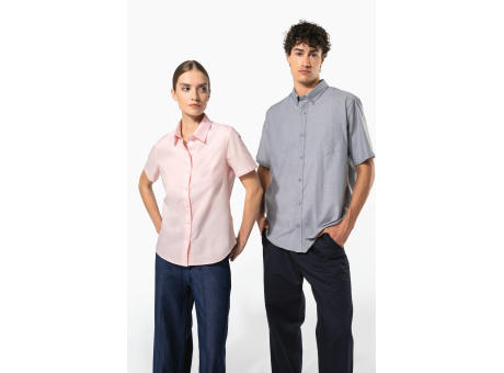 Camisa oxford manga corta hombre