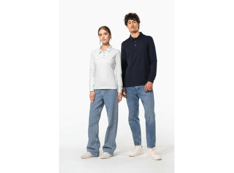 Polo jersey manga larga mujer