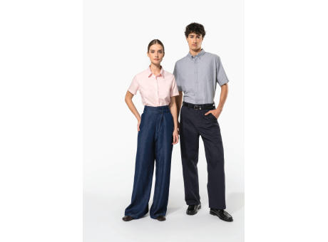 Camisa oxford manga corta hombre