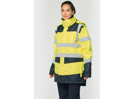 Parka de seguridad reciclada 4 en 1 unisex
