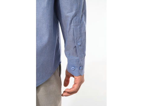Camisa oxford manga larga hombre