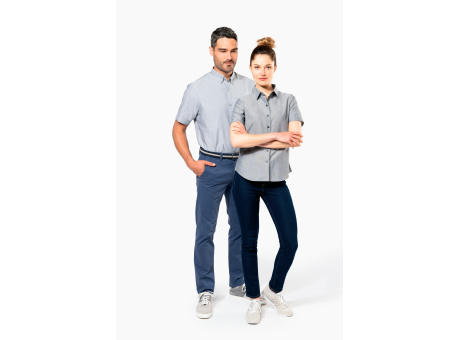 Camisa oxford manga corta hombre