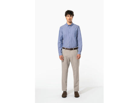 Camisa oxford manga larga hombre