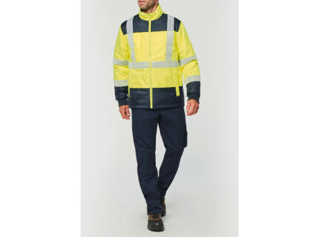 Parka de seguridad reciclada 4 en 1 unisex