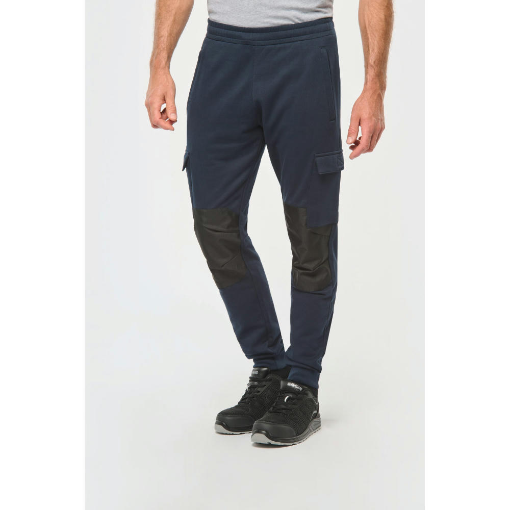 Pantalones tipo cargo de felpa ecorresponsable hombre 