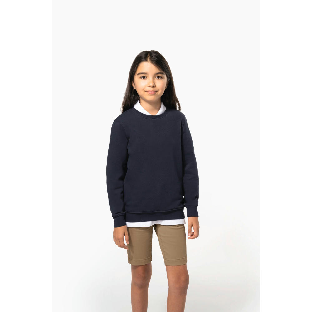 Sudadera cuello redondo infantil