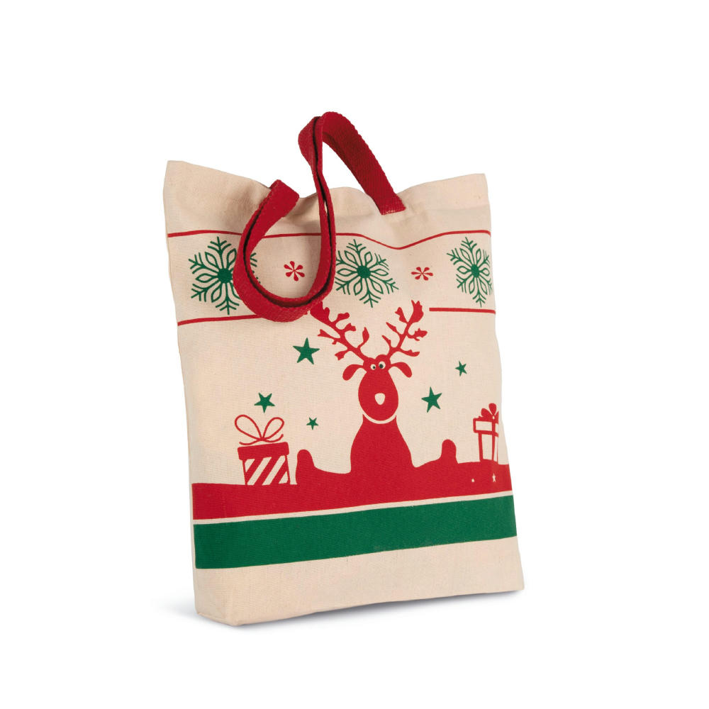 Bolsa shopper con motivos navideños