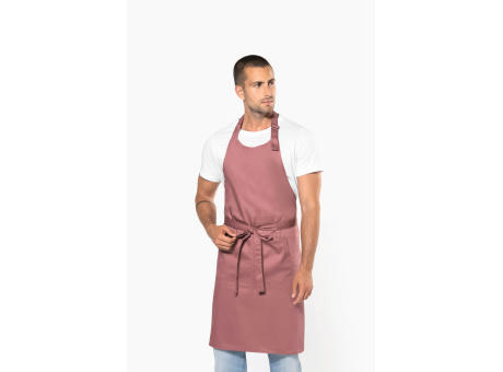 Delantal poliéster/algodón con bolsillo