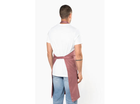 Delantal poliéster/algodón con bolsillo