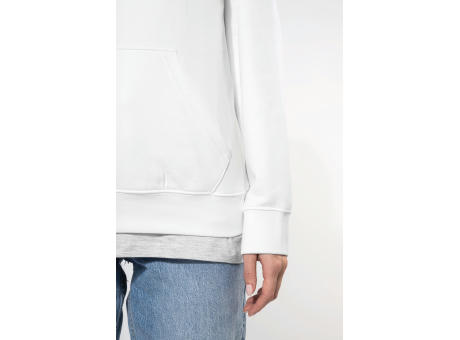 Sudadera capucha contrastada mujer