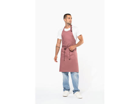 Delantal poliéster/algodón con bolsillo